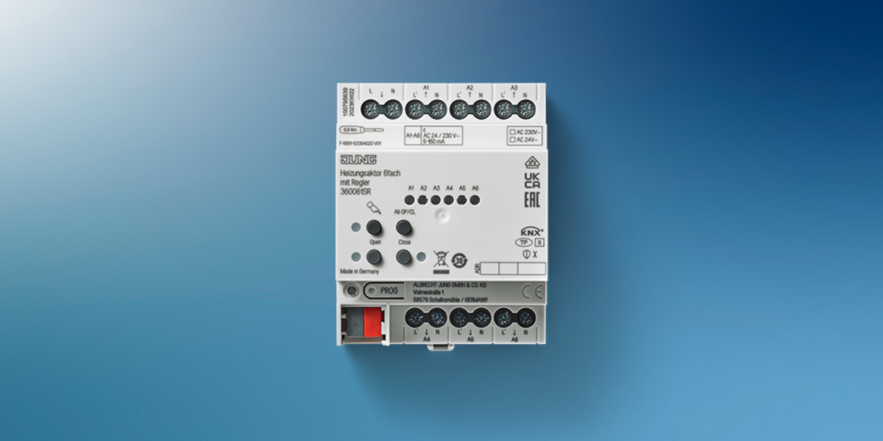 KNX Heizungsaktor 6-fach bei Gehringer Elektrotechnik GmbH in Rothenburg o.d.T.