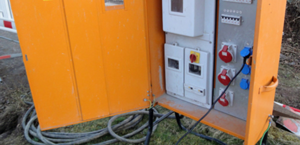 Baustrom bei Gehringer Elektrotechnik GmbH in Rothenburg