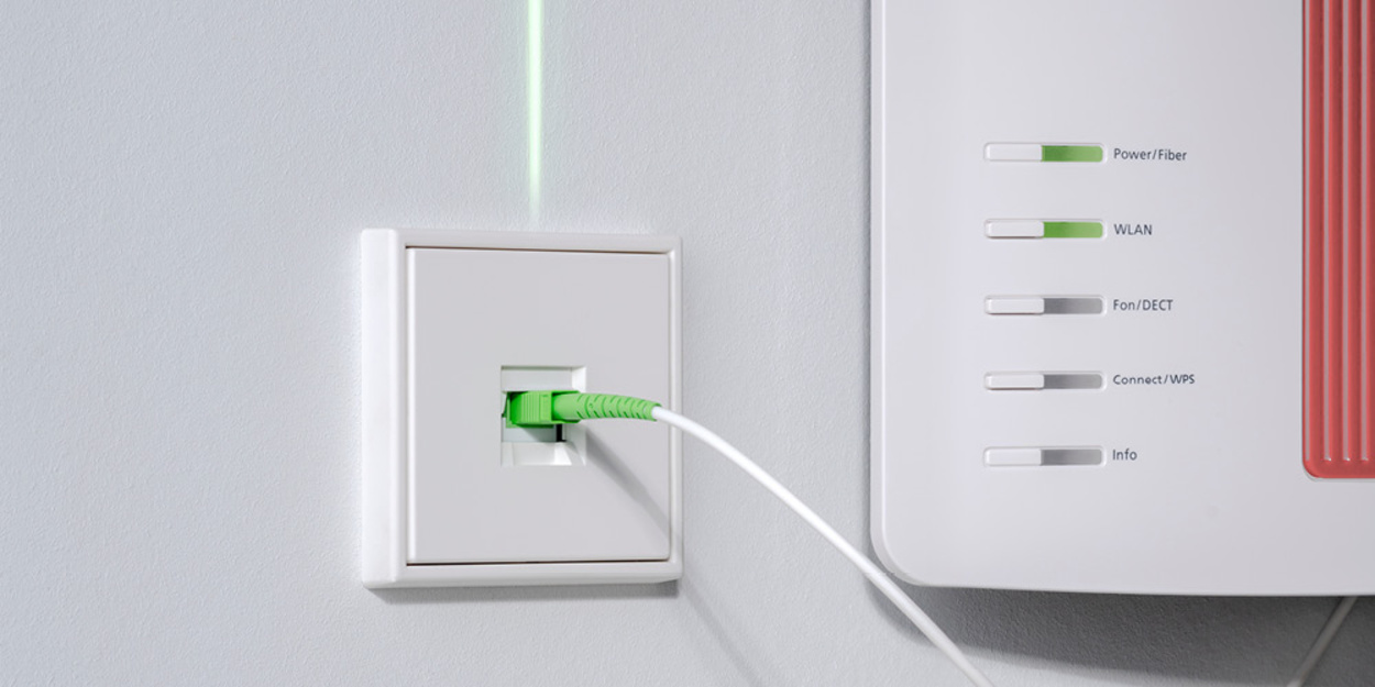 Die neuen Glasfaser-Anschlussdosen bei Gehringer Elektrotechnik GmbH in Rothenburg o.d.T.